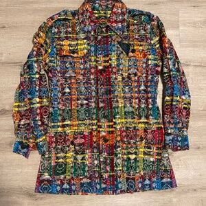 Colorful Plaid Women's Shirt